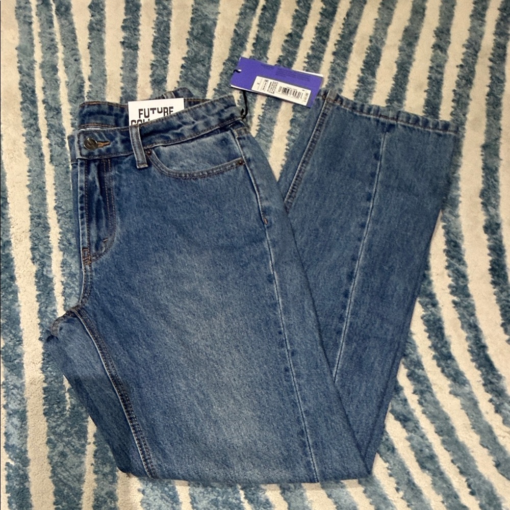 Blue Boyfriend Denim Jeans